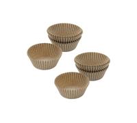Zenker Lot de 80 caissettes à muffins en papier brun 7 x 5 x 3 cm