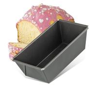 Zenker Mini moule à cake 7684, acier inoxydable, noir, 16 x 8,5 x 5,5 cm