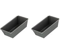 Zenker Mini Moule à Cake Rectangulaire 20 cm - Lot de 2 Moules en Acier pour Gâteau et Brioche