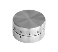 Zenker Minuteur de cuisine 41936 magnétique mécanique inox argent 6,5 × 3,5 cm