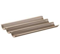 Zenker Moule à baguettes 3 empreintes perforé doré