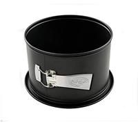 Oetker Moule à charnière à bord extra haut Ø 18 cm Back-Freude Classic, moule à gâteau avec revêtement anti-adhésif, moule à gâteau de qualité en tôle d'acier (couleur : noir)