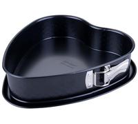 Zenker Moule à charnière en forme de cœur - Diamètre : 25 cm - Avec gaufrage en forme de cœur - Sans PFAS - Idéal pour la Saint-Valentin et la fête des mères - Fabriqué en Allemagne