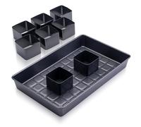 Zenker Moule à gâteau chiffres et lettres, set de 9 pièces sans PFAS