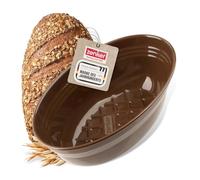 Zenker Moule à pain en émail marron 2000 ml, 265 x 165 x 92 mm, résistant à la chaleur jusqu'à +400 °C, passe au lave-vaisselle