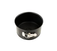 Zenker Moule à panettone 7520 – rond 18 cm, acier inoxydable, noir, à charnière