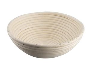 Zenker Panier de fermentation rond Ø 27 cm - Panier de fermentation en rotin naturel pour pain fait maison - Fournit de l'oxygène à la pâte pour des pains en vrac et aérés