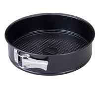 Zenker Perfect Black Moule à charnière avec fond plat Ø 24 cm - Moule de cuisson de qualité supérieure en tôle d'acier, revêtement antiadhésif, résistance à la chaleur : +230 °C, fabriqué en Allemagne