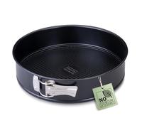Zenker Perfect Black Moule à charnière avec fond plat Ø 30 cm - Moule de cuisson de qualité supérieure en tôle d'acier, revêtement antiadhésif, résistance à la chaleur : +230 °C, fabriqué en Allemagne