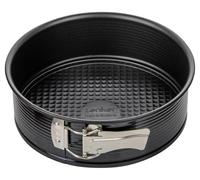 Zenker Perfect Black Moule à charnière avec fond plat Ø 20 cm - Moule de cuisson de qualité supérieure en tôle d'acier avec revêtement antiadhésif, résistance à la chaleur +230 °C, fabriqué en