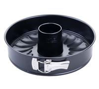 Zenker Perfect Black Moule à charnière avec fond plat et tube Ø 28 cm - Moule de cuisson de qualité supérieure avec revêtement antiadhésif, résistance à la chaleur +230 °C, fabriqué en Allemagne