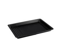 Plaque à pizza rectangulaire perforée extensible 37 à 52 x 33 cm Zenker Black Metallic ref 6539 Noir G