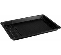 Zenker Plaque à pâtisserie perforée (52-37 cm x 33 cm), plaque de four, extensible & réglable, plaque perforée, universelle pour baguettes, gâteaux, pizzas & biscuits