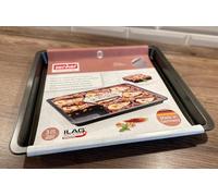 Zenker Plaque extensible de four 37-52 x 3 cm extensible multi-usage universel résistant à la chaleur jusqu'à 240 °C antiadhésif