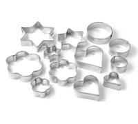 Zenker Set de 12 emporte-pièces, emporte-pièces pour cookies, biscuits et fondant, différentes tailles et motifs variés, Quantité : 1 x Set de 12 pièces