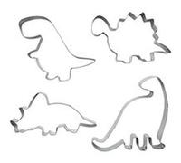 Zenker - Set de 4 emporte-pièces dinosaure - Inox Gris Gris