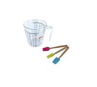 Zenker Smart Pastry - Kit pâtisserie - Verre doseur 1L et 3 accessoires - Multicolore