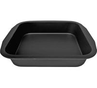Zenker Special Creative Brownie-Backform, Brownie Form, Backform, Kuchenform, Telfon Classic, Schwarz, L 27 cm, 7407