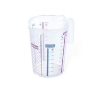 Zenker Sweet Sensation Verre doseur 1000 ml - Dosage précis avec quadruple graduation, résistance à la chaleur : +100 °C, passe au lave-vaisselle, conçu en Allemagne