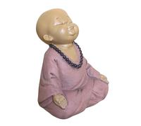 Zen'Light SB2 Bouddha Statuette Baby SB2-Décoration Zen et Feng Shui-pour Créer Une Ambiance Relaxante-Idée Cadeau Porte-Bonheur-Hauteur: 13,5cm-Couleur : Beige et Vieux Rose-Zen’Light, Résine, Pink