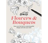 Zenline Flowers & Bouquets: Draw over the lines to create beautiful designs and calm your mind