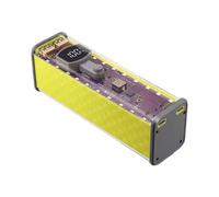 Zenlir Batterie externe amovible 18650 à assemblage rapide avec protection pour utilisation en extérieur et voyage sans outil