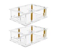 Zenlir Boîtier de protection transparent en acrylique de rechange pour planche de dissipation de la chaleur, assemblage facile, accessoires d'entretien, dissipation de la chaleur, boîtier en acrylique