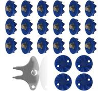 Zenlir Cricket Vis-in Poil Avec Des Grillons Métalliques De Remplacement La Gamme Pour Les Chaussures Piste Courte Sport Durant Le Cricket À Vis