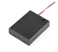Zenlir Étui De Batterie Connexion en Série pour 4pcs 3A Conception CHARGÉ PROPRIÉTÉ 6V Sortie avec Couvercle Sécurité ABS Batteryder pour Électronique