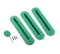 Zenlir Lot de 3 boîtes d'aileron de planche de surf avec clé et vis pour de superbes performances