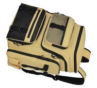 Zenlir Pack De Pêche Immunisé Contre l'eau avec Pochettes Rangement pour Cannes Fidèles Coussin Ventilé Mince Utilisation en Extérieur Pack Pêche Stratégique