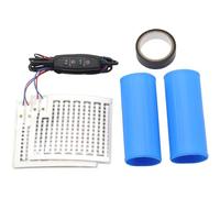 Zenlir Poignées De Résistantes Froid Couvre-Guidon Chauffant Systèmes Chauffage Électrique 12V pour Scooters Dirt Bike Chauffe-Mains Antidérapants