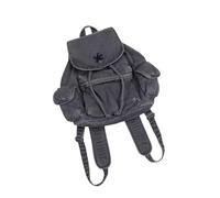 Zenlir Sac à dos style rétro lavé avec poches d'organisation spacieuses et sangle ergonomique, sac à dos décontracté unisexe pour usage quotidien, gris