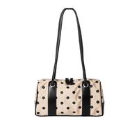 Zenlir Sac fonctionnel pour femme avec poignée sur le dessus en nylon, grand espace de rangement pour un usage quotidien, sac à main léger sous les bras, abricot, One Size