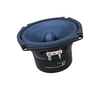 Zenlir Systèmes de haut-parleurs de basse carrés de 13,3 cm - Cadre en métal résistant aux chocs - Pour divertissement à domicile - Caisson de basses carré