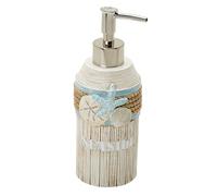 ZPC Zenith Products Zenna Home India Ink Seaside Serenity Distributeur de Savon ou de Lotion côtier/Plage