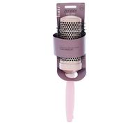 Zenner Brosse à air chaud en céramique de luxe Ø 5,1 cm - Grande brosse à cheveux ronde avec tube en céramique résistant à la chaleur et broches en nylon - Pointe de séparation extensible - Pour