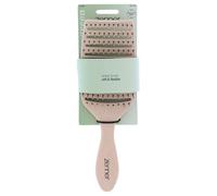 Zenner Brosse à cheveux en fibre de blé - Grande brosse avec épingles en nylon flexibles et pointes arrondies - Pour cheveux moyens à longs - Démêle en douceur pour tous les types de cheveux
