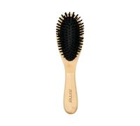 Zenner Brosse à Cheveux Ovale en Bambou, Poils Synthétiques Souples avec Coussin Flexible, Pour Cheveux Fins à Moyennement Épais, Manche Léger pour Soin Quotidien