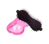 Zenner DUOO Brush Brosse démêlante 2 en 1 pour cheveux secs et mouillés Design réversible avec compartiment de rangement intégré Facile à nettoyer pour le quotidien et les voyages
