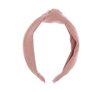 Zenner Diadème Rose - Bandeau en Tissu Doux avec Twist Élégant - Accessoire Cheveux Stylé pour Femmes et Filles - Rose
