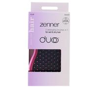 Zenner DUOO Brush Brosse démêlante 2 en 1 pour cheveux secs et mouillés Design réversible avec compartiment de rangement intégré Facile à nettoyer pour le quotidien et les voyages