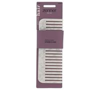Zenner Peigne de coiffage de luxe - Peigne grossier pour démêler, façonner et distribuer - Fabriqué en acétate puissant - Convient aux cheveux mouillés ou secs et à tous les types de cheveux, y