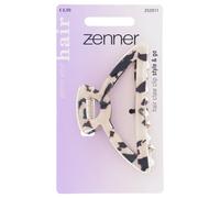 Zenner Pince à cheveux Marbre/Or - Pince à griffe ouverte avec forme incurvée et tenue ferme - Aspect marbre élégant avec détails dorés - Confortable pour les coiffures élégantes ou quotidiennes