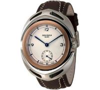 Montre Homme Watch Basel pour Analogiques Mécaniques avec Bracelet de Cuir 37836SRGi3