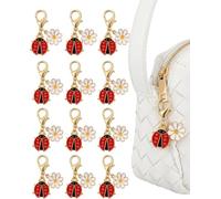 ZenoScope Lot Porte-Clés Coccinelle, 12 Pièces, cadeau porte-bonheur, Décoration Sacs & Clés, Cadeau Idéal Pour Enfants, Femmes & Amateurs de Nature