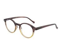 ZENOTTIC Lunette de lecture Anti-blu-Ray,Anti-reflets,Lunettes pour hommes et femmes, Ultra léger,Cadre ronde Conception vintage rétro