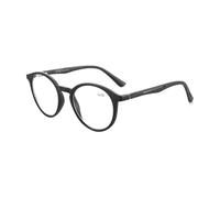 ZENOTTIC Lunettes de Lecture Homme Femme, Lunettes Anti-LumièRe Bleue : Monture Ronde LéGèRe, Lentilles Anti-éBlouissement - Lunettes pour Ordinateur Noire 3.00