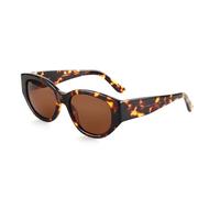 ZENOTTIC Lunettes De Soleil Polarisées Pour Femmes Tendance : Lunettes De Soleil Classiques Avec Monture Cat-Eye - Lunettes Rétro Et Mignonnes Avec Protection UV400 Havane