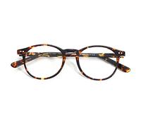 ZENOTTIC Vintage Rétro Rond Lunettes Monture de Lunettes et Lentille Transparente pour Femme et Homme
